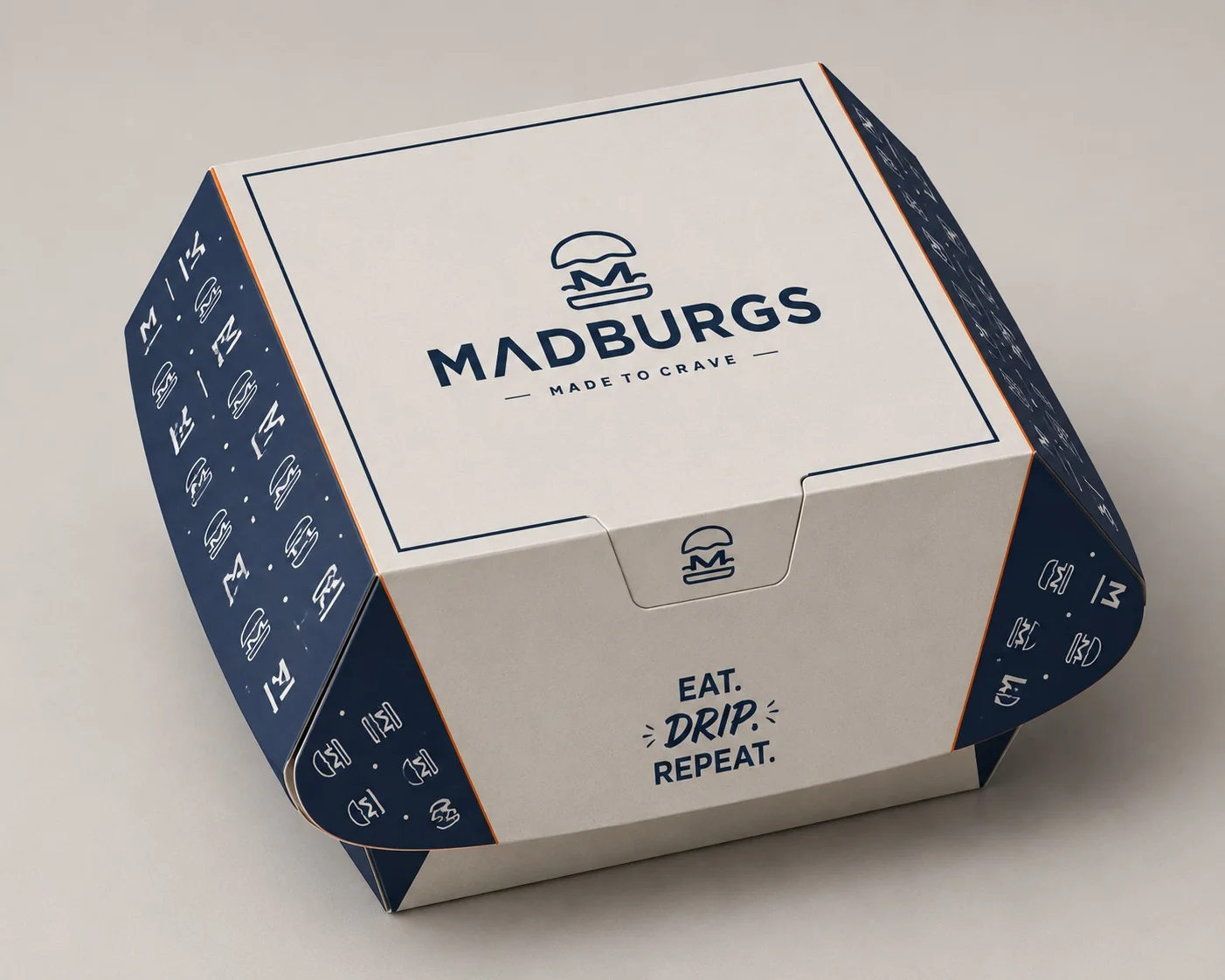 Madburgs — Burger Box — Food & Snack, Box Design