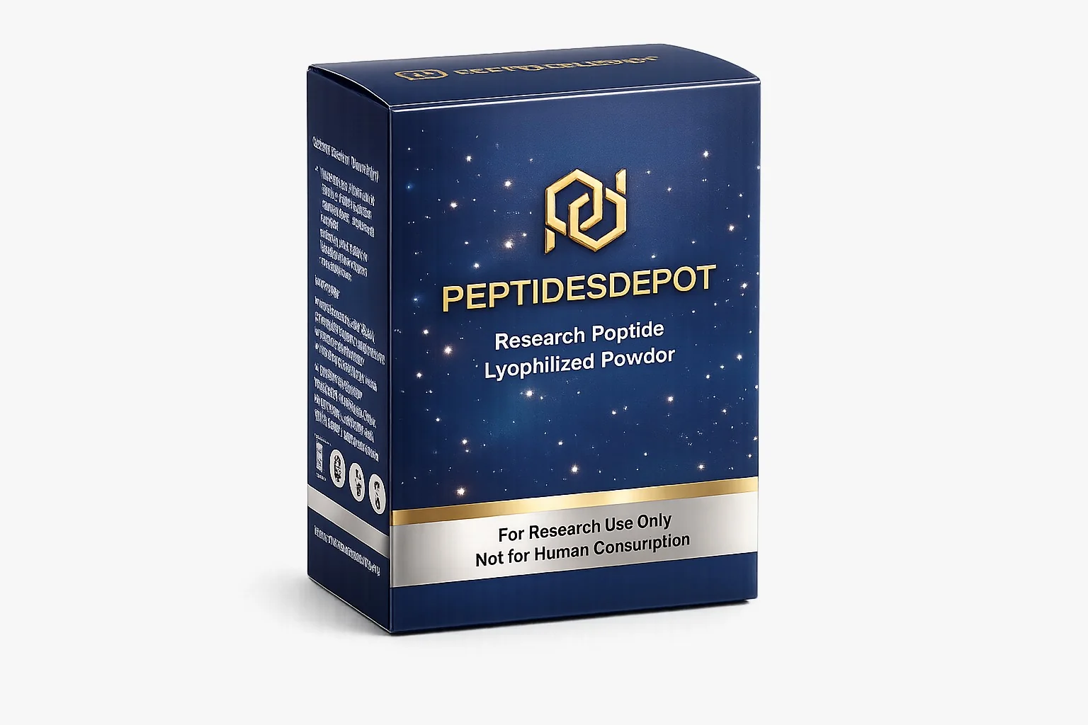PeptidesDepot — Research Powder Box — Pharmaceutical, Box Design